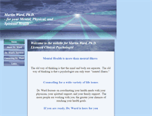 Tablet Screenshot of martinwardphd.com
